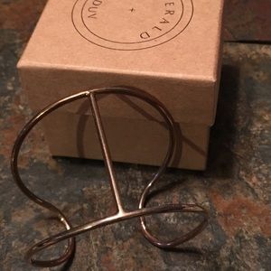 Emerald Duv Gold colored cuff bracelet